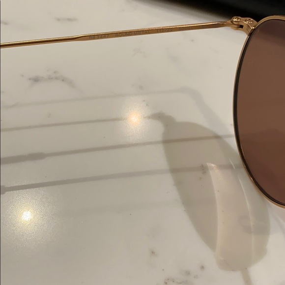 NWOT Ray-Ban RB-3447 Round Gold Metal Sunglasses - Picture 8 of 9